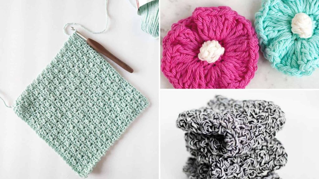 My 3 fav cotton yarns to crochet with