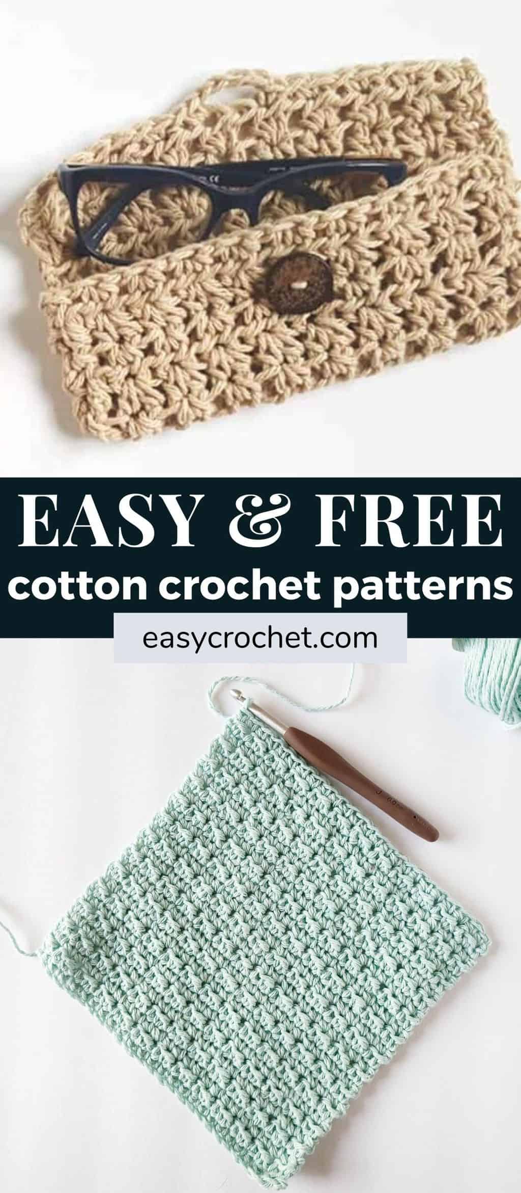 Free Cotton Yarn Crochet Patterns You'll Love - Easy Crochet Patterns