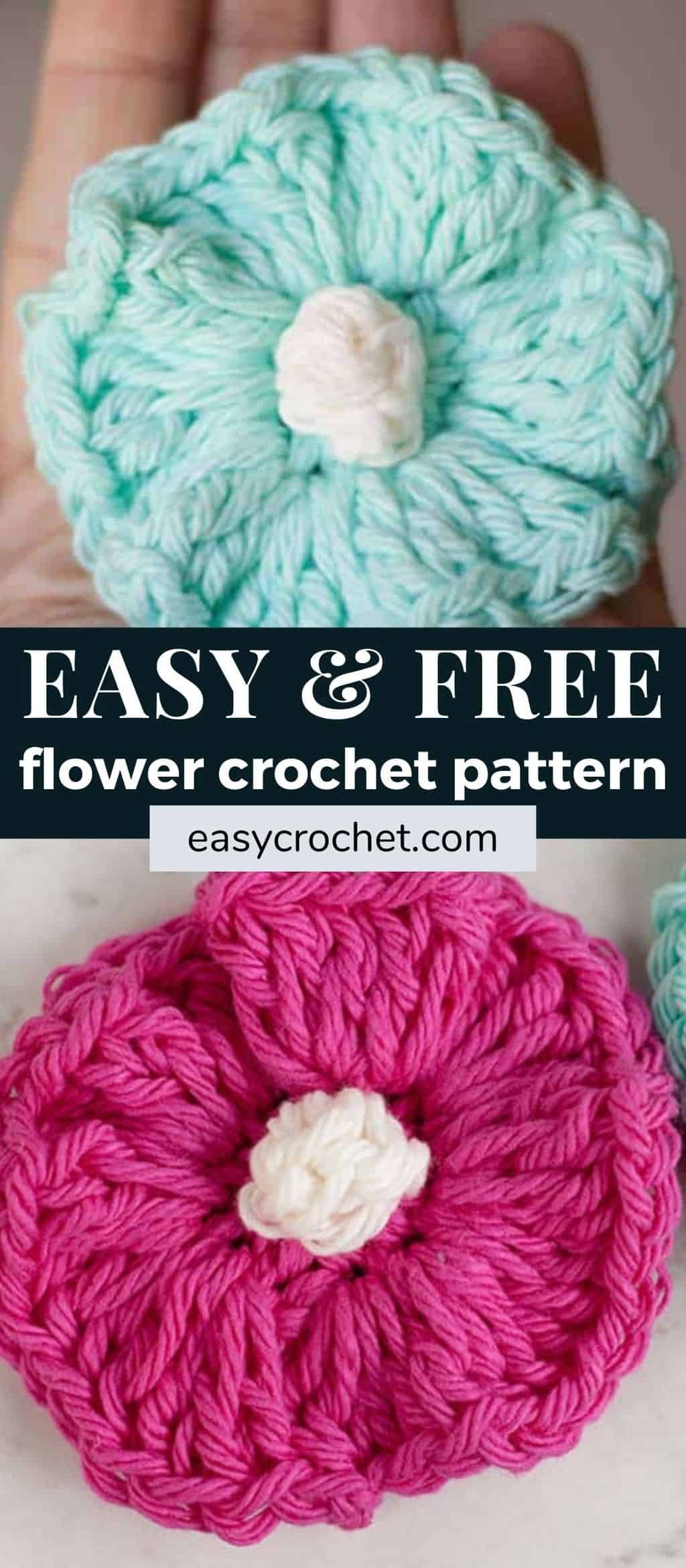 Free crochet flower pattern
