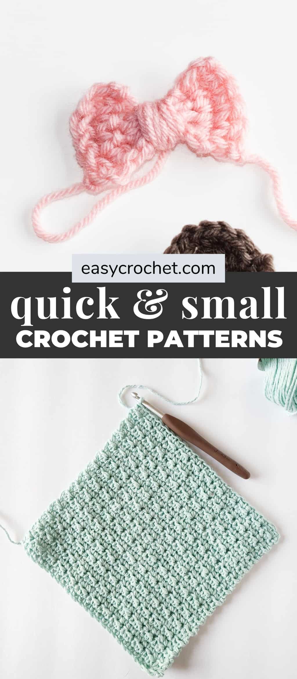 Small Quick Win Crochet Projects  FREE Pattern Roundup - sigoni