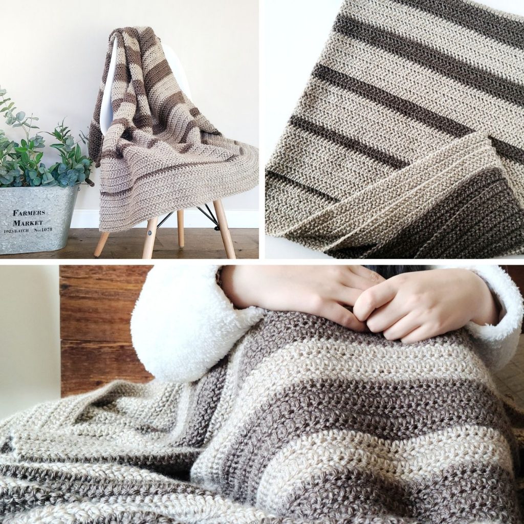 falling crochet blanket pattern