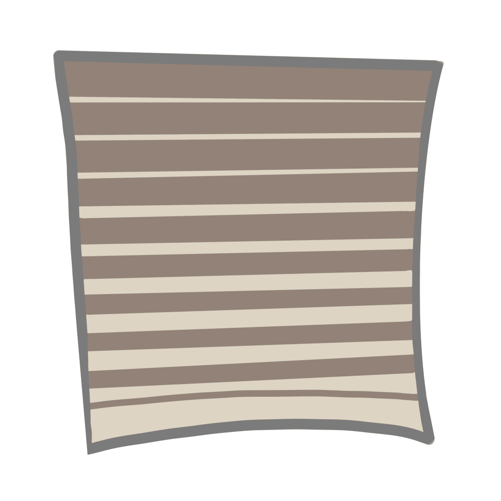 sketch of a crochet blanket