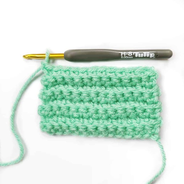 How to Single Crochet Back Loop Only (SC BLO)