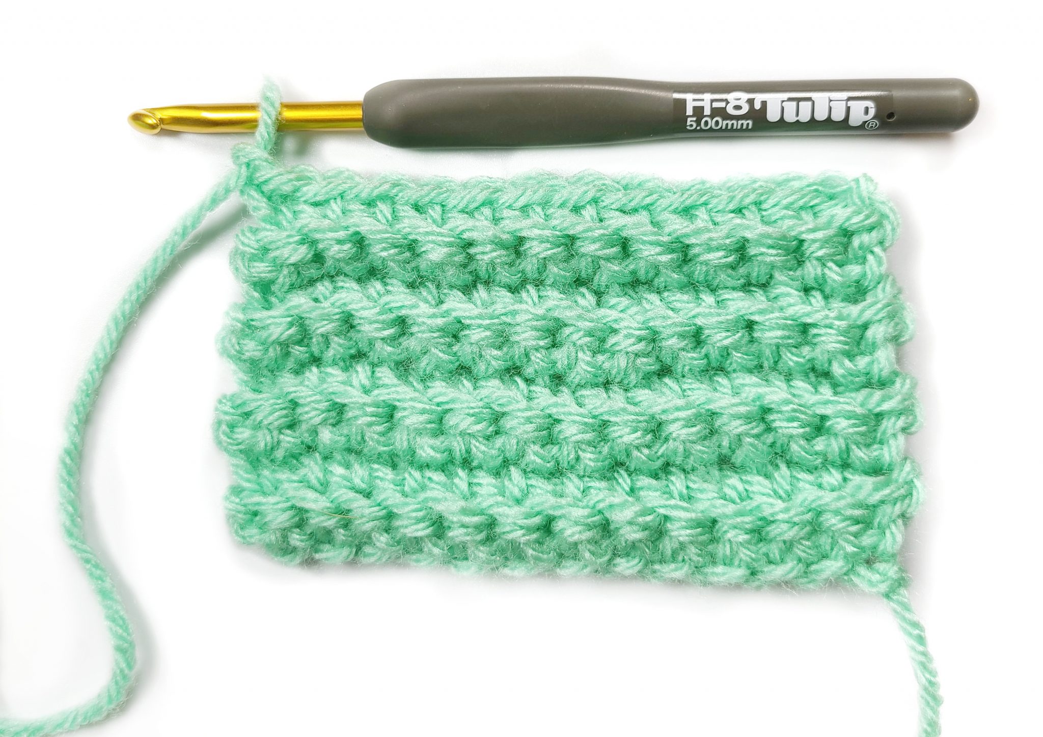 Back Loop Crochet using the Single Crochet Stitch - EasyCrochet.com