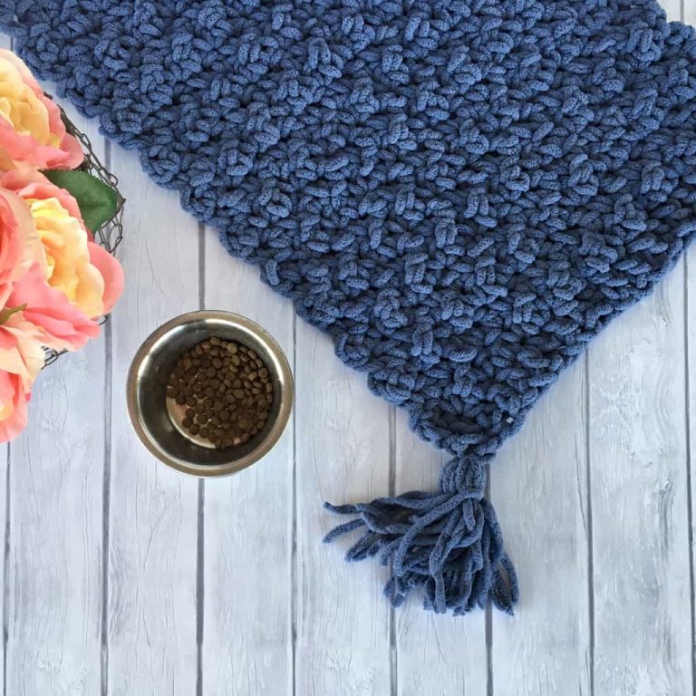Quick & Easy Crochet Cat Mat