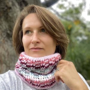 Cozy Rib Stitch Cowl