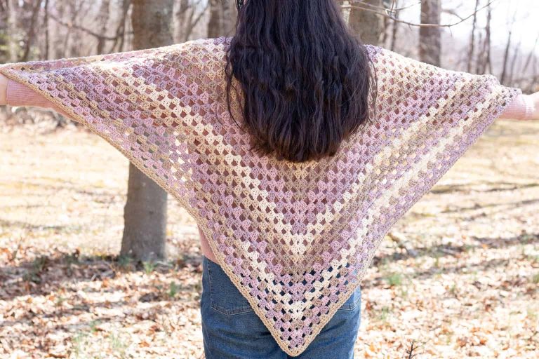 Easy Crochet Shawl Pattern for Spring
