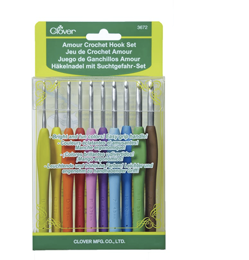 Coopay Crochet Kit Beginners Crochet Set Kids with Yarn for Crocheting,  Ergonomic Crochet Hook Set with Case Crochet Starter Kit Include Crochet