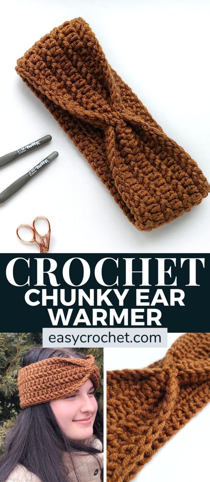 Chunky Crochet Ear Warmer Pattern - Easy Crochet Patterns