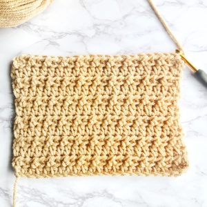 Warm Up America Textured Crochet Rectangle #1