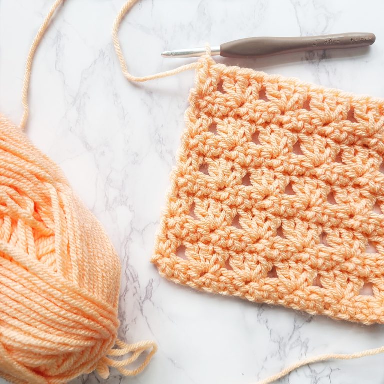 Warm Up America Alissa Crochet Rectangle Pattern #3