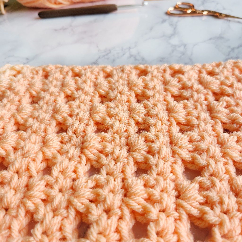 upclose crochet rectangle