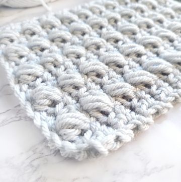 Warm Up America Rectangle Puff Stitch Crochet Pattern - Easy Crochet ...