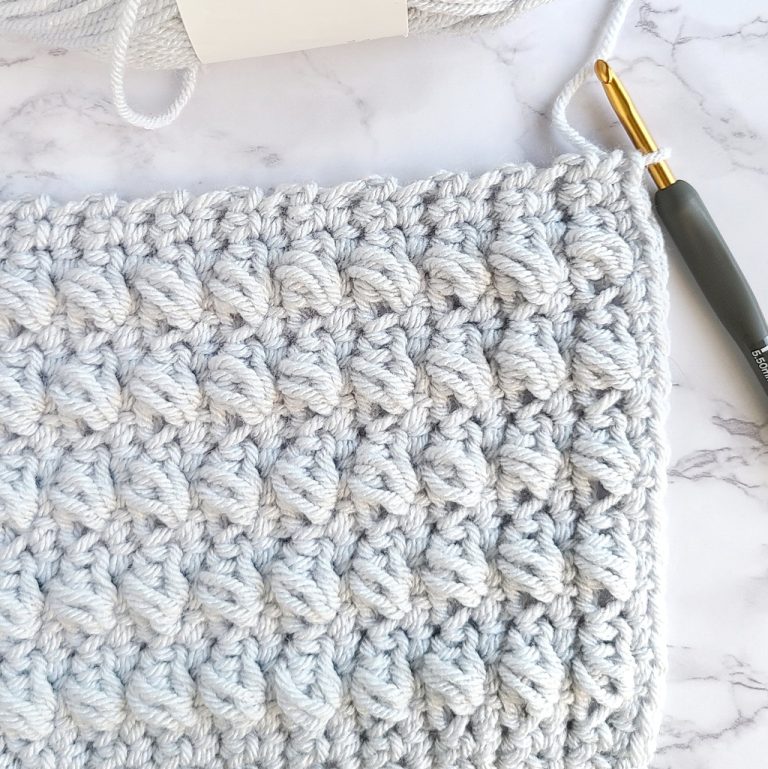 WUA Puff Crochet Rectangle Pattern #4