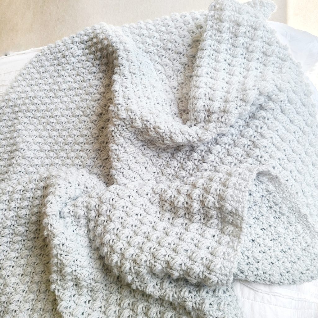 crochet puff stitch blanket pattern 