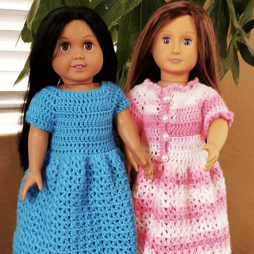 Simple doll best sale dress crochet pattern