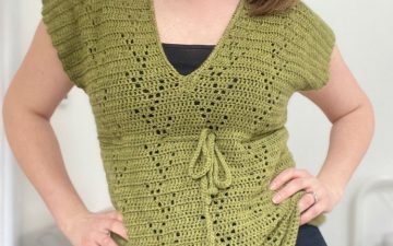 Verona Tee Pattern - EasyCrochet.com