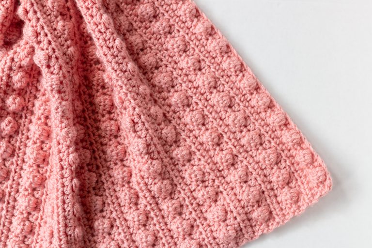Bobble Crochet Baby Blanket (+7 Bonus Sizes)