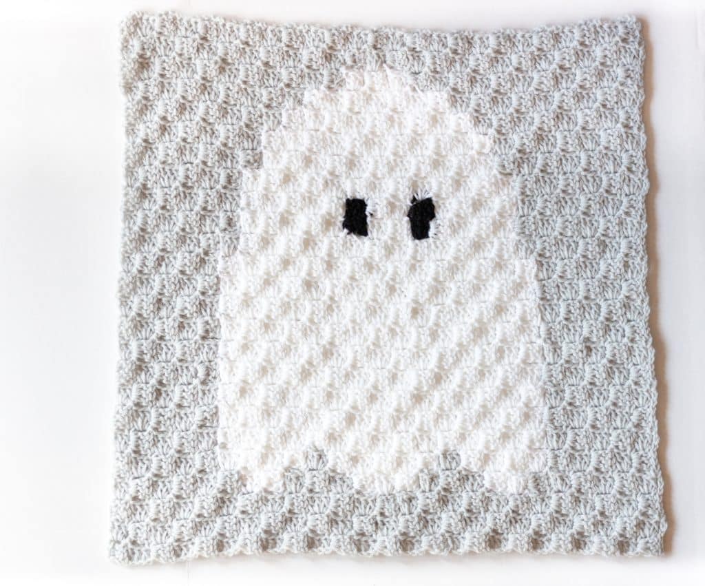 Crochet ghost c2c pattern