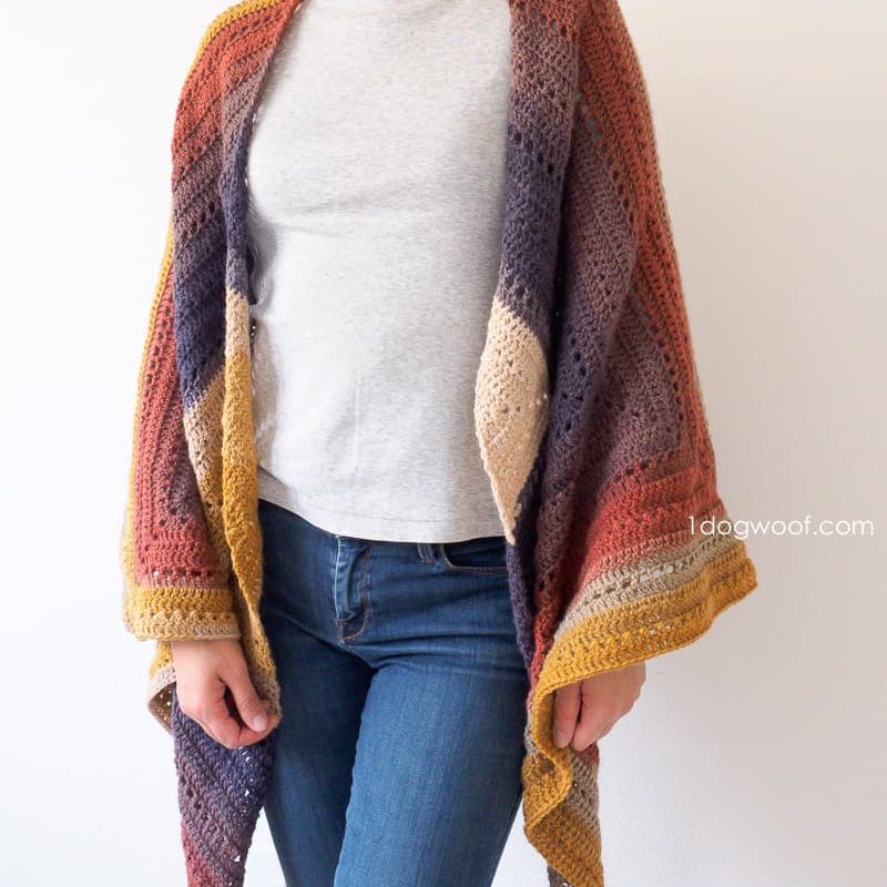 6 Beautiful and Free Crochet Wrap Patterns - Easy Crochet Patterns