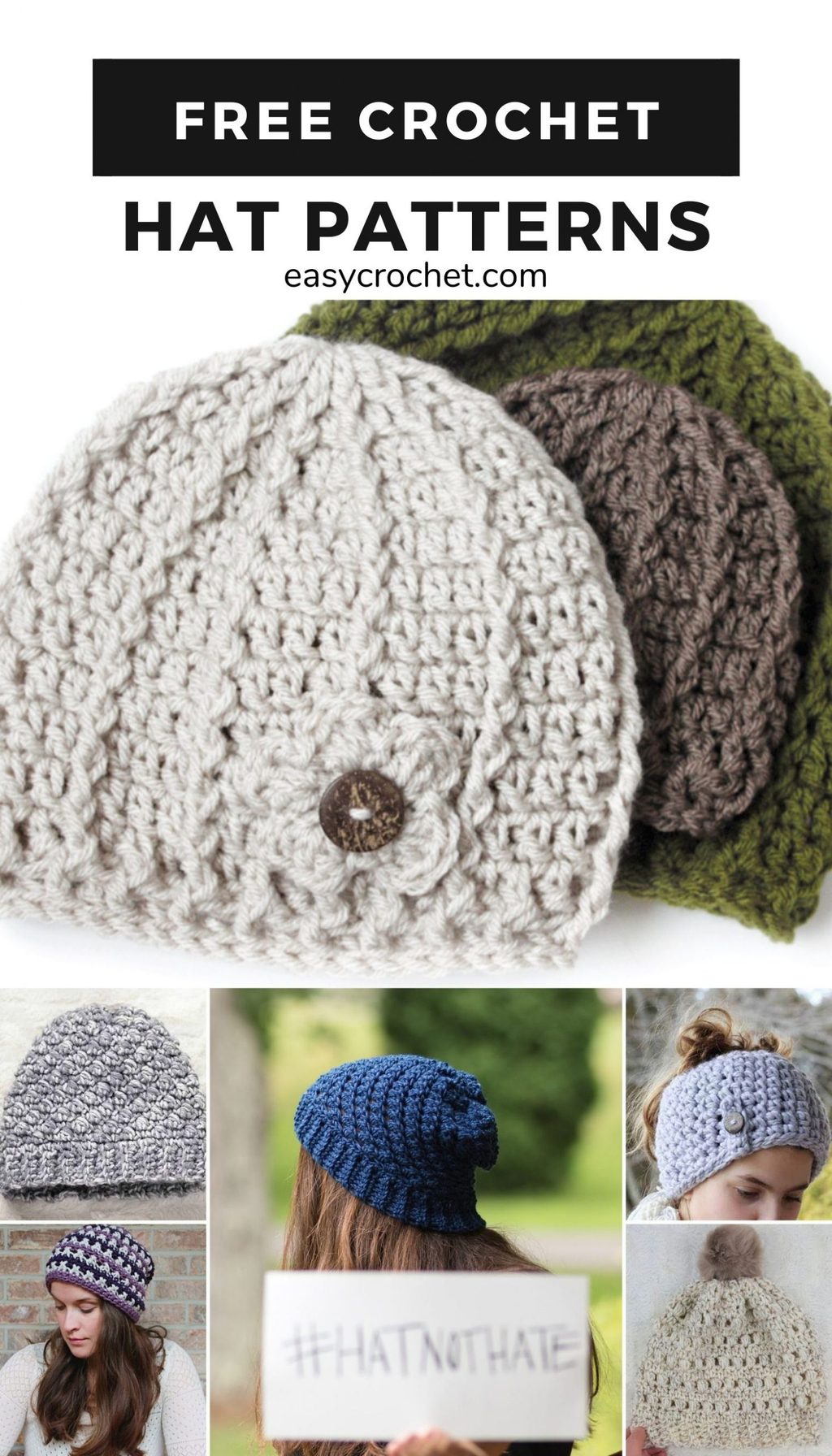 Free Crochet hat patterns 