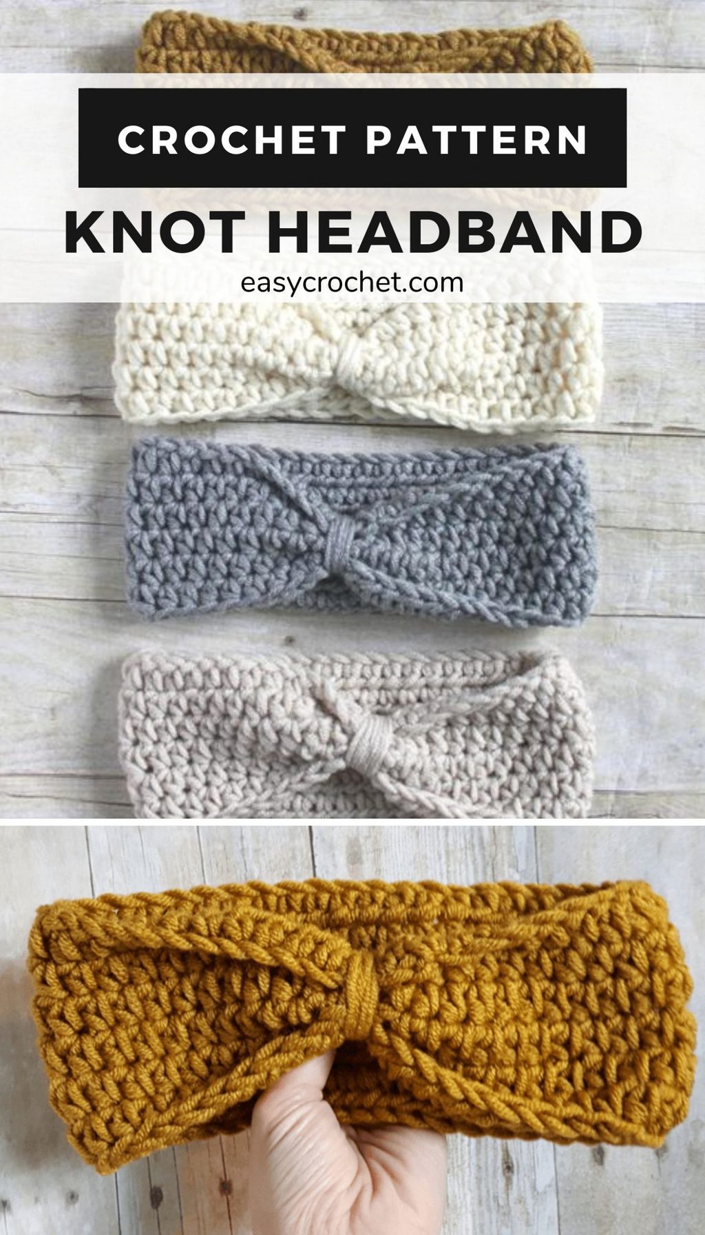 knot headband crochet pattern