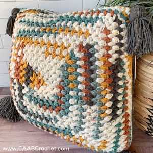 Spill the Beans Crochet Pillow