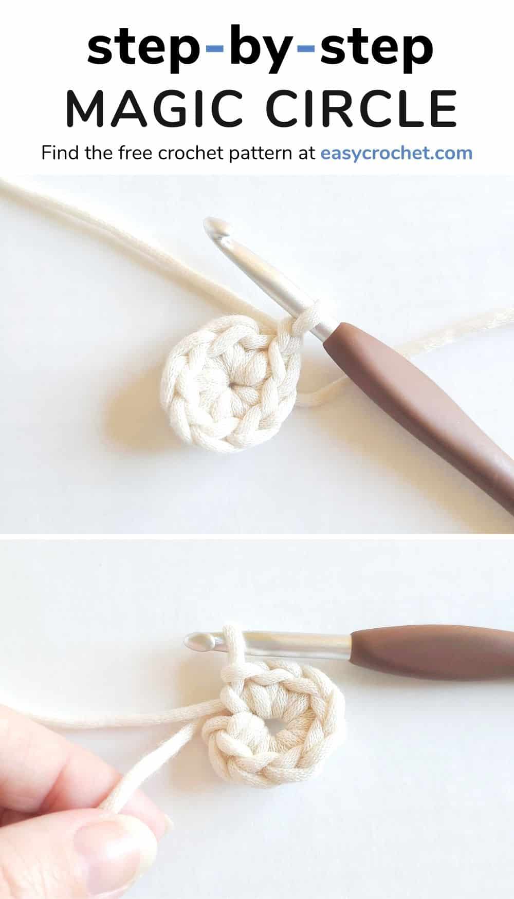 How to Crochet - Magic Ring (or Magic Circle) 