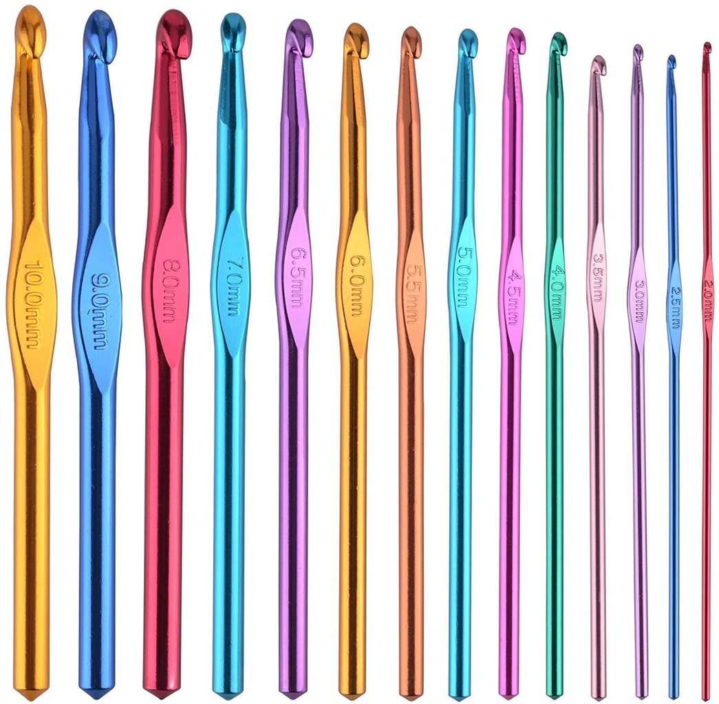 Crochet Hooks 15mm 20mm 25mm 30mm Hook Set for Chunky Yarn 