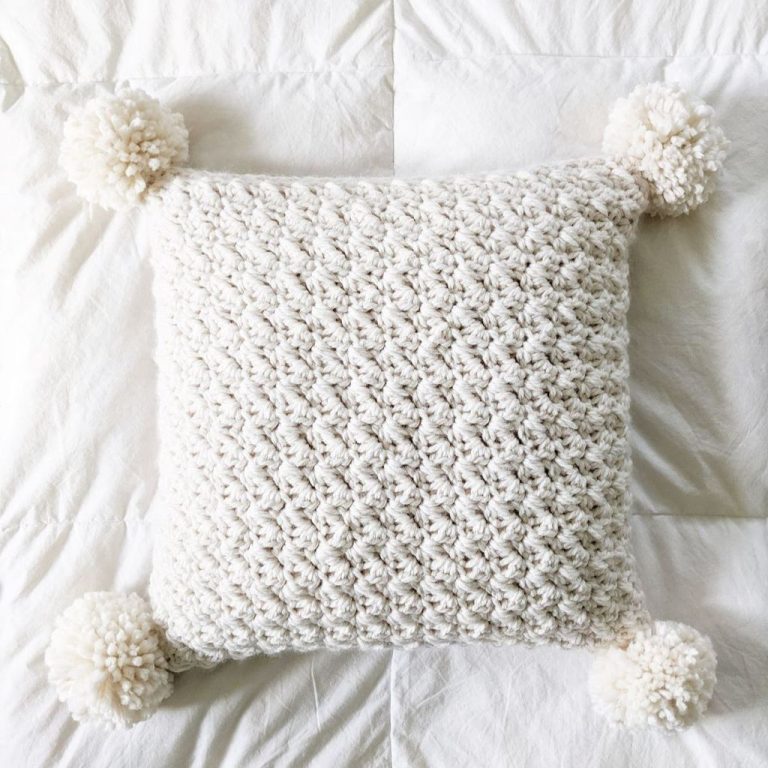 Chunky Crochet Pillow