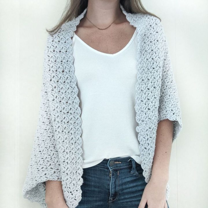 Image for Crochet Blanket Shrug Pattern