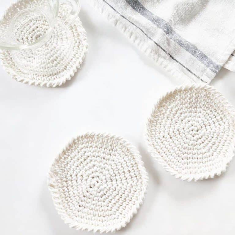 Crochet Spiral Coasters