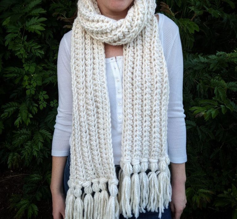 Chunky Crochet Scarf