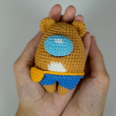 Image for Amigurumi Bear Among Us Keychain Pattern