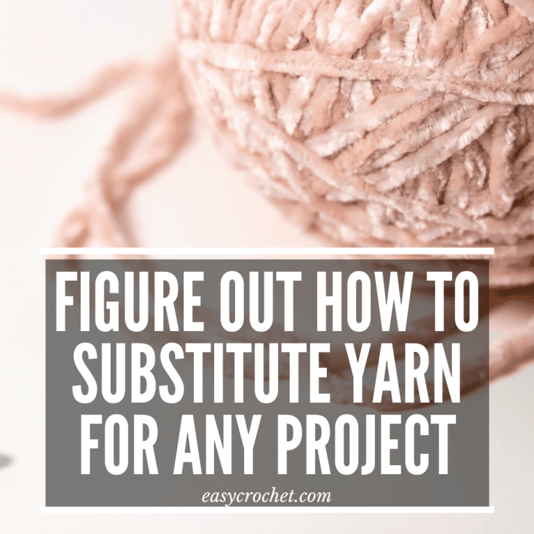 Yarn Substitution Calculator for Patterns Easy Crochet Patterns