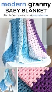 Granny Stitch Baby Blanket Pattern - Easy Crochet Patterns