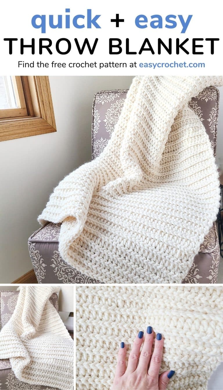 How to Crochet a Blanket - Easy Crochet Patterns