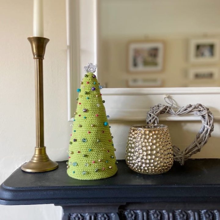 Image for Beaded Amigurumi Crochet Christmas Tree Pattern