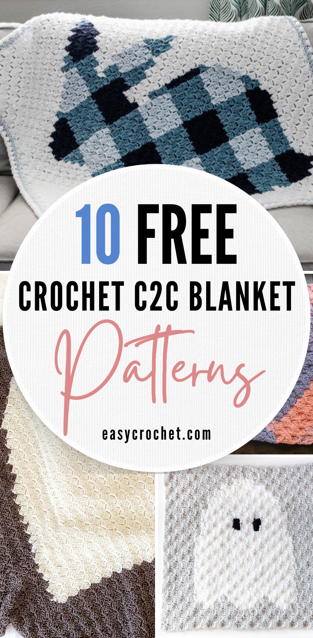 Free and Easy Crochet Graphgan Patterns using C2C - Easy Crochet Patterns