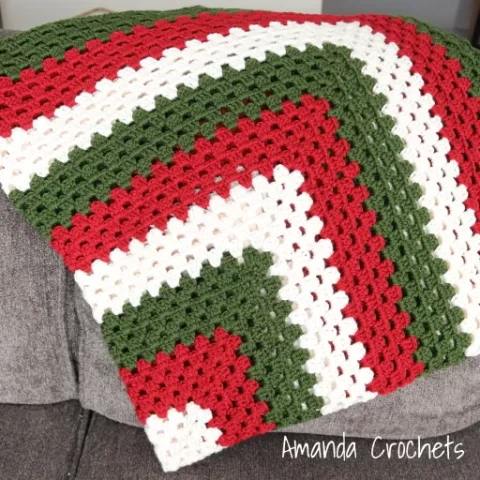 Image for Christmas Granny Square Blanket