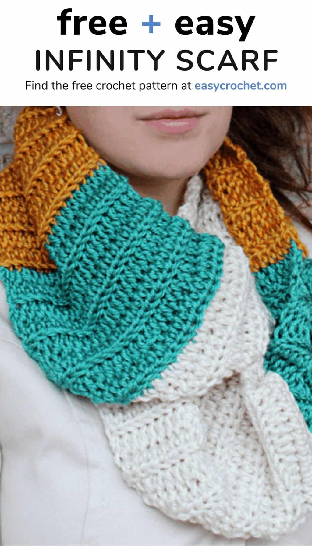 infinity scarf crochet pattern free