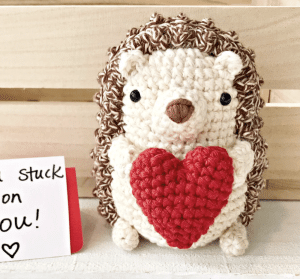 Valentine’s Day Hedgehog Amigurumi Pattern