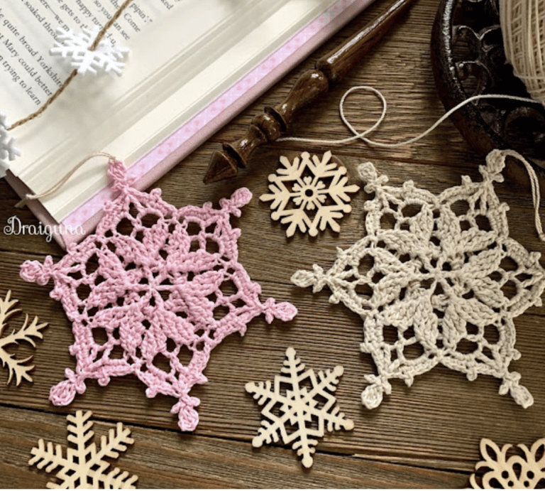 14 Free Crochet Snowflake Patterns