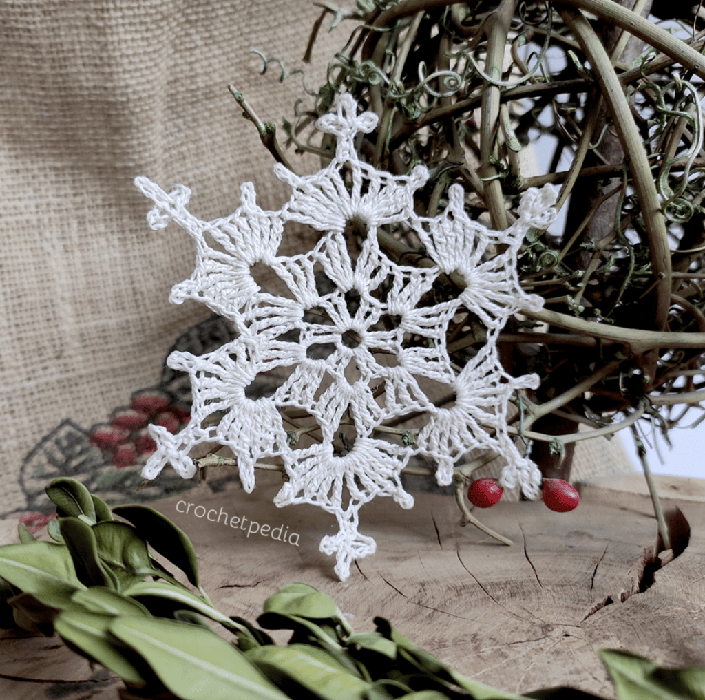 Mini Crochet Snowflake Pattern