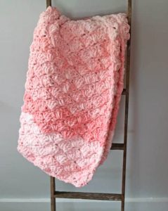 Pink Bubbles Baby Blanket Pattern