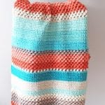 Warm & Cool Bean Stitch Blanket