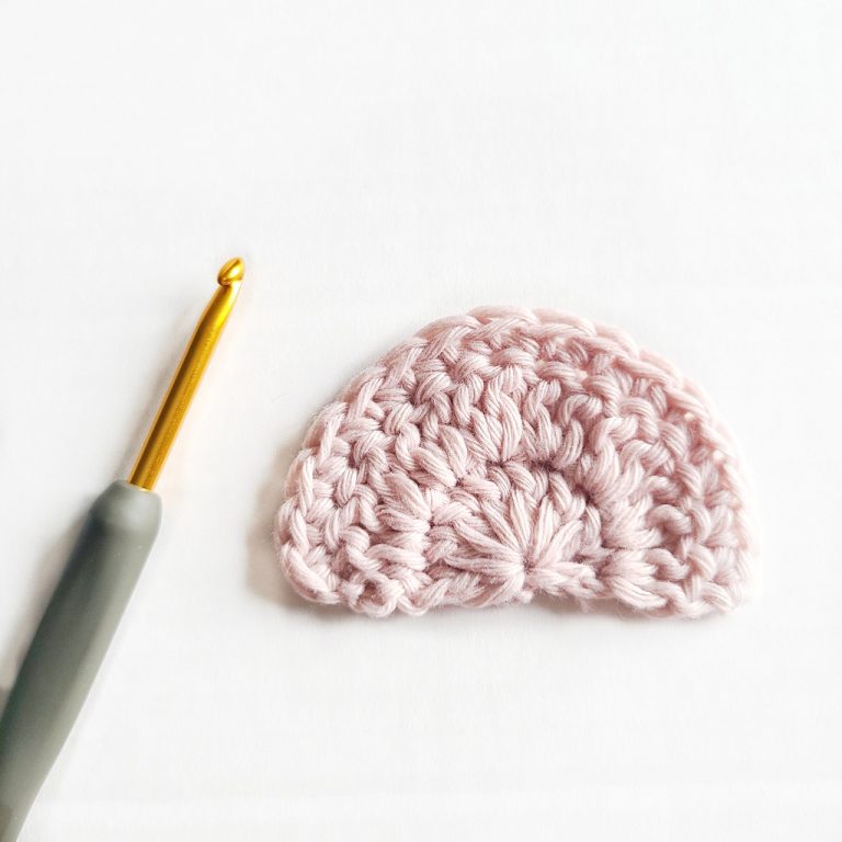 How to Make a Crochet Half Circle
