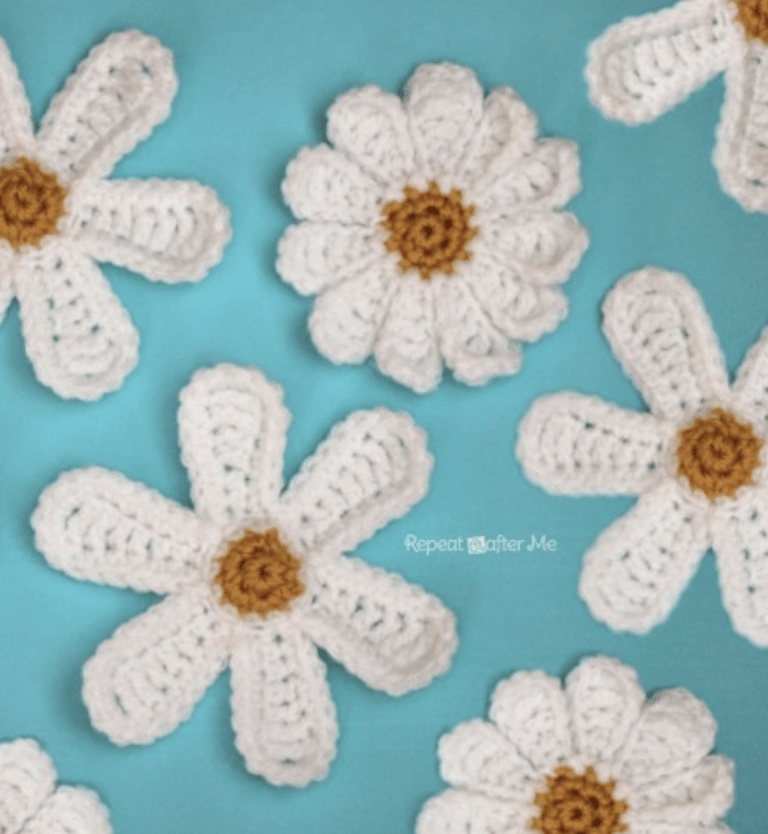 14 Free and Easy Crochet Flower Patterns For All Seasons - Easy Crochet ...