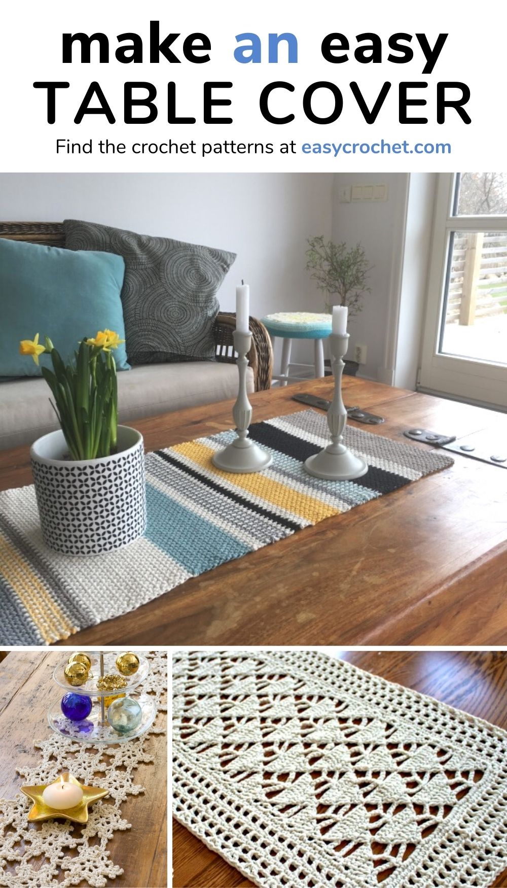 crocheted table cover patterns 