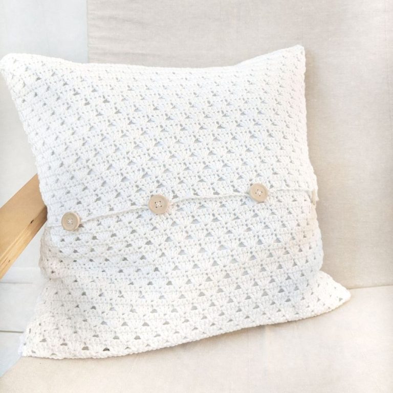 Modern Crochet Pillow